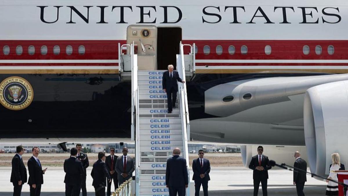 avionul primit de trump cadou de la qatar a avut din nou probleme de securitate