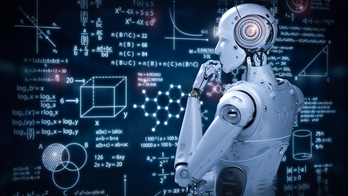 ilustratie AI si o problema de matematică