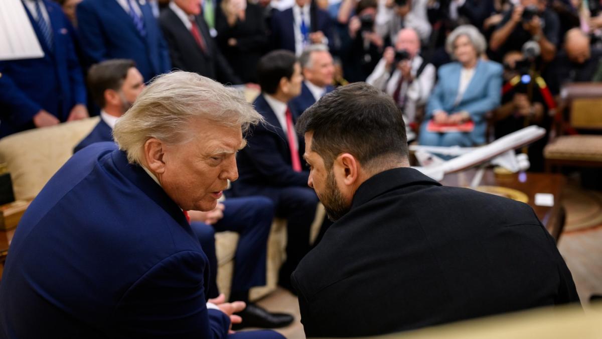 la putin timp dupa ce a vorbit la telefon cu putin trump il ataca pe zelenski sa nu mai atace rafinariile rusiei creeaza penurie