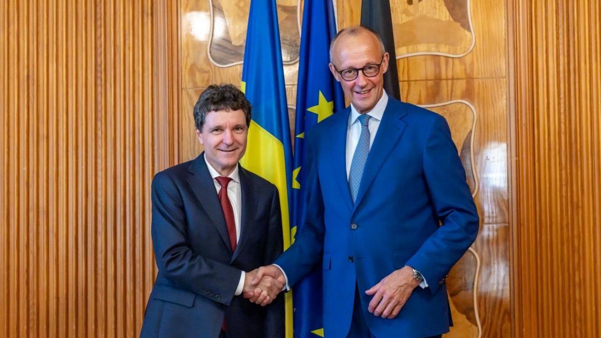 nicusor dan a avut o intalnire cu friedrich merz discutia noastra a reconfirmat parteneriatul solid dintre romania si germania