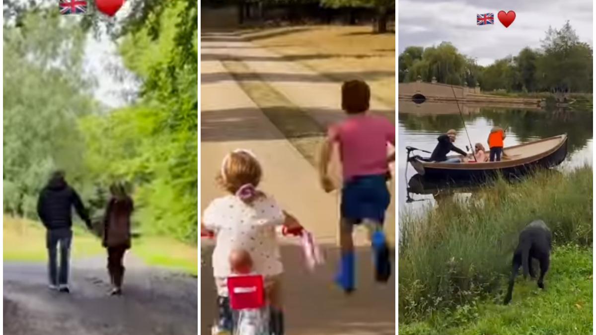 imagini rare cu printul harry meghan si cei doi copii ai lor ducesa de sussex a postat un clip dupa revenirea lor in marea britanie