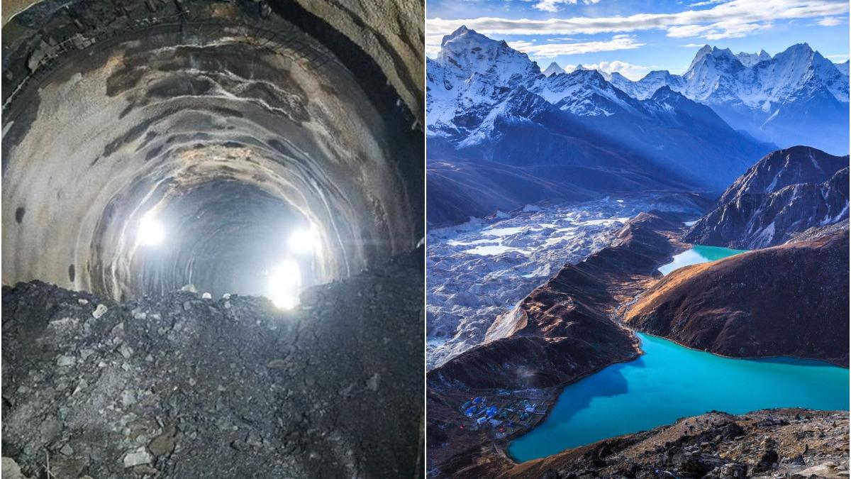 o tara tocmai a sapat un tunel 11 kilometri prin himalaya proiectul feroviar gigantic traverseaza peste 100 de kilometri pe sub munte