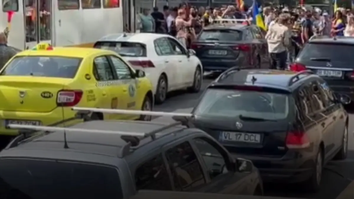 protestul oierilor a degenerat violente in piata victoriei agitatorii au blocat tramvaiele si masinile cinci barbati retinuti