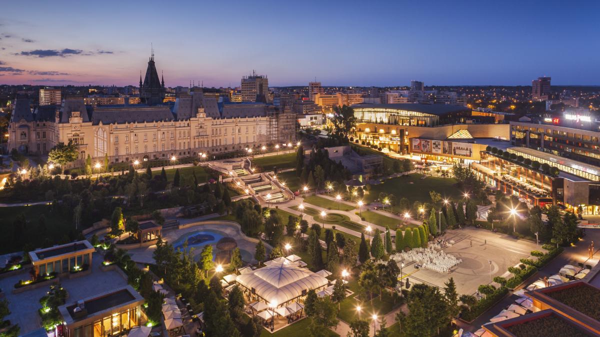 orasul iasi imagine din aer