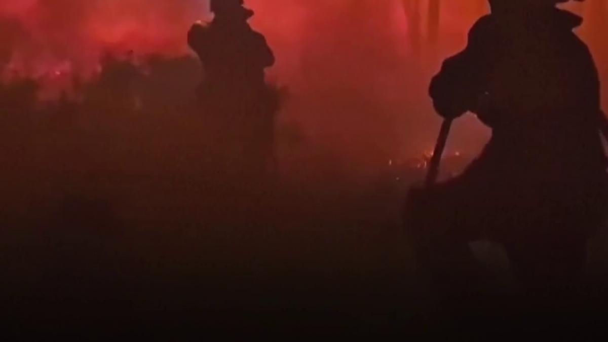 incendiu puternic in regiunea valencia aproape 700 de hectare au fost afectate