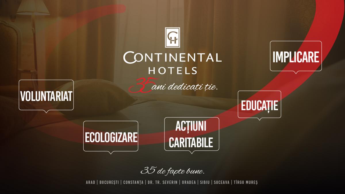 eveniment organizat de Continental Hotels 35 de fapte bune