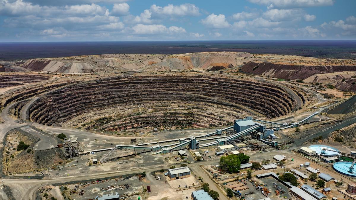 complex minier mina botswana africa
