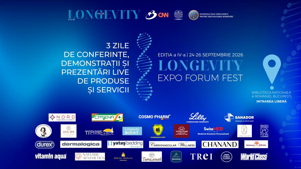 program eveniment București conferințe despre sănătate longevity expo form fest 