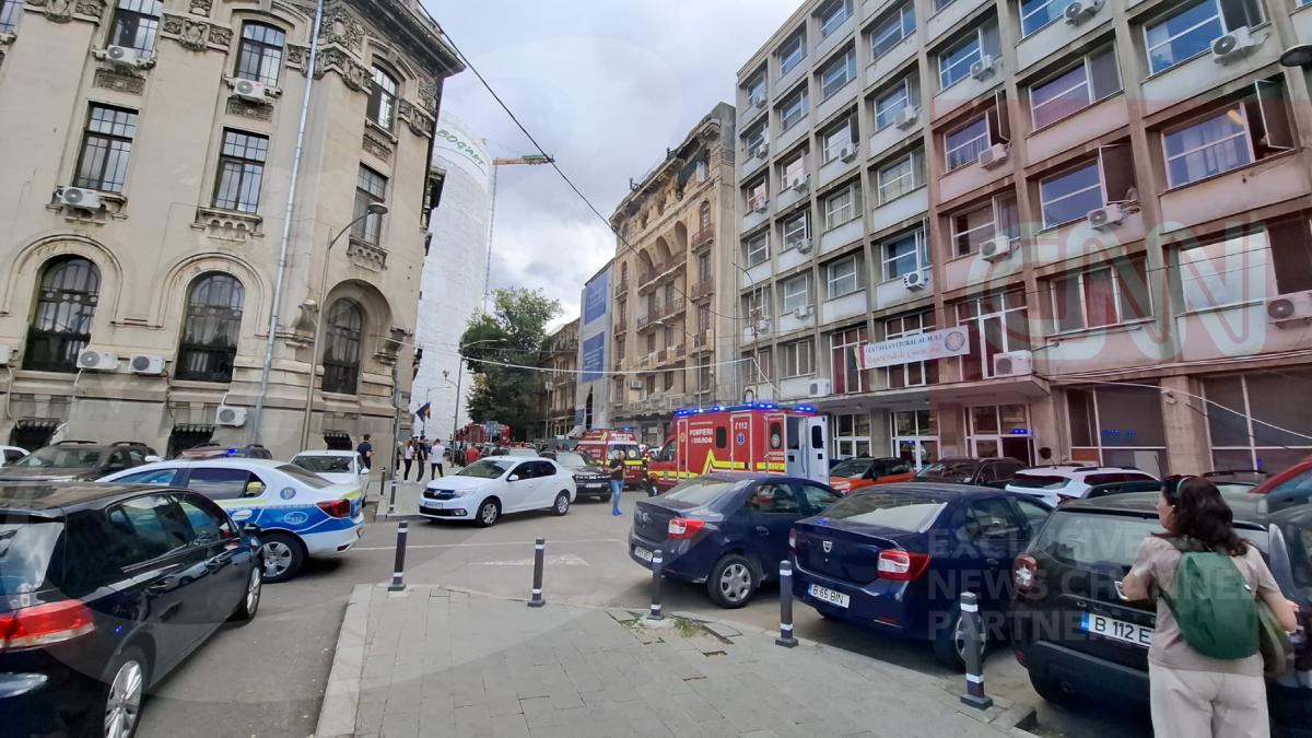 explozie pe un bulevard din bucuresti vis a vis de inspectoratul general al politiei romane exista raniti