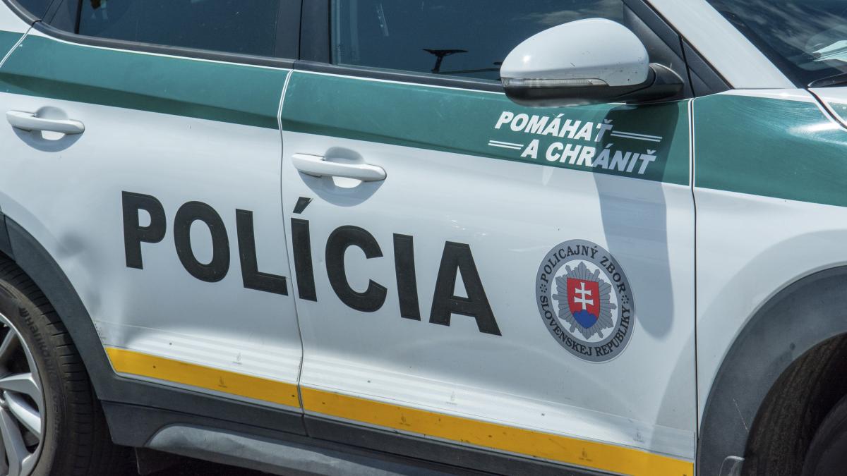 poza in care apare o masina de politie din Slovacia