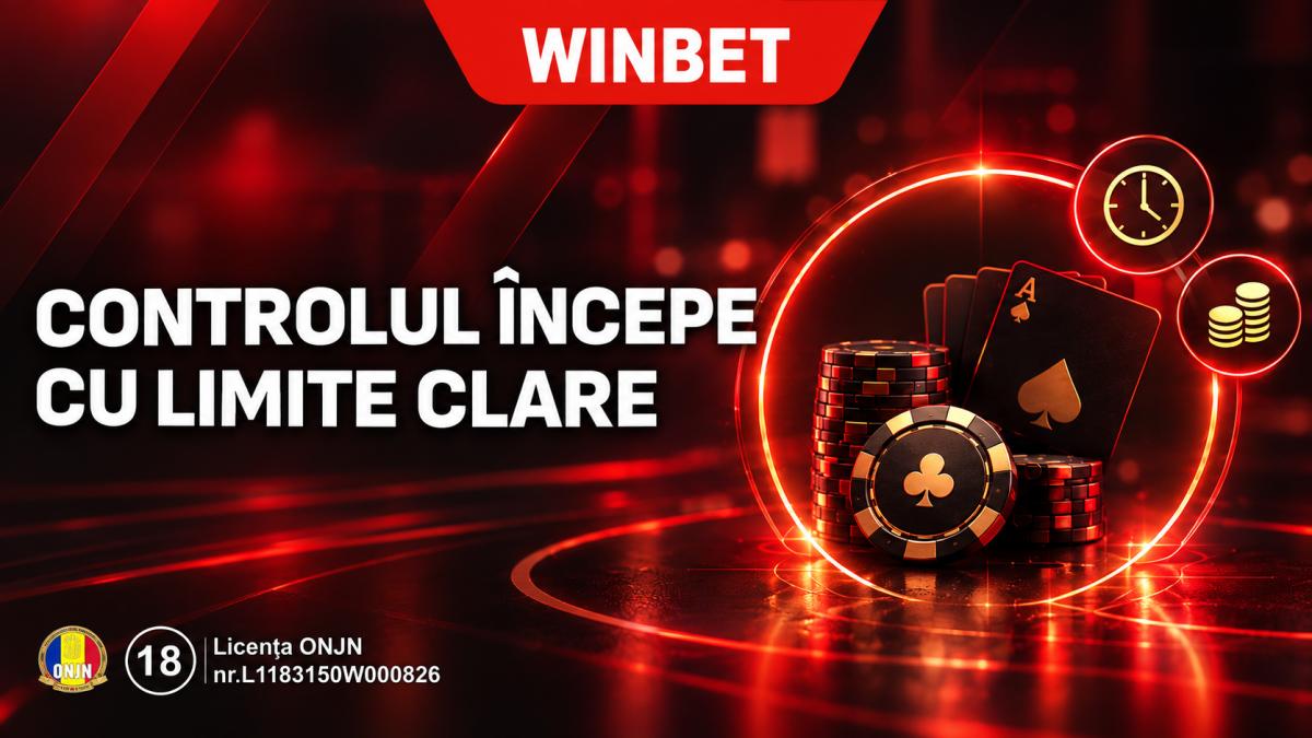 afis publicitar Winbet cazino online 
