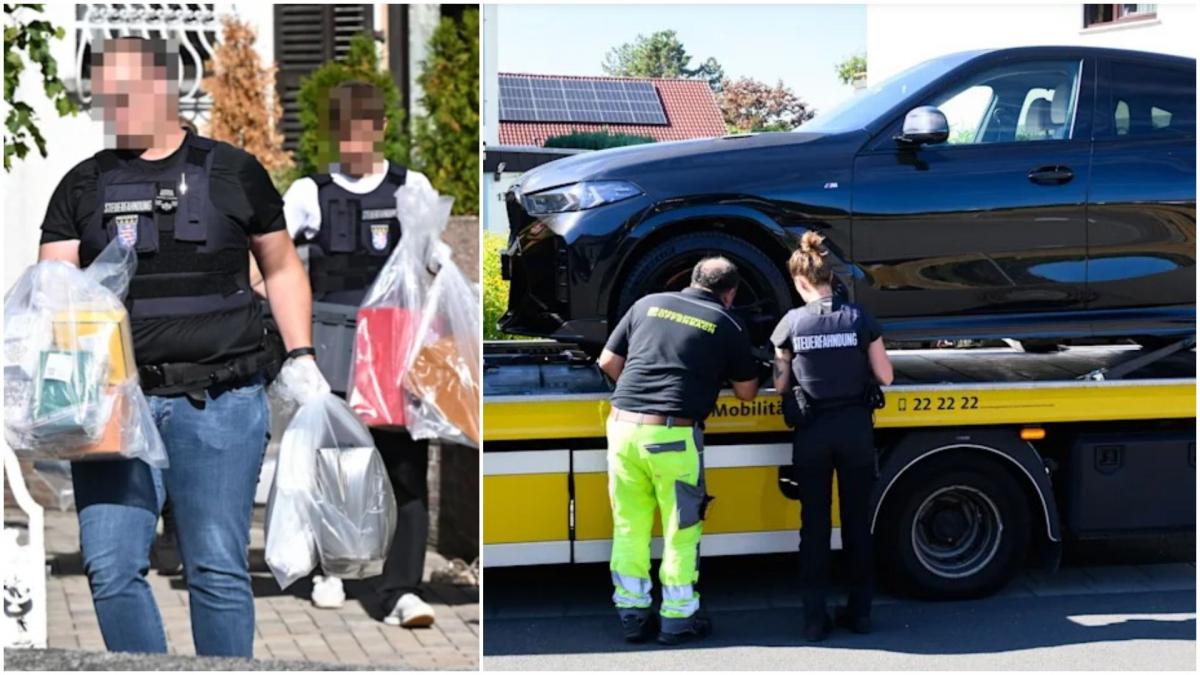 politia germana a golit vila de lux a unor romani care vindeau masini scumpe second hand a fost descoperit si trucul lor murdar