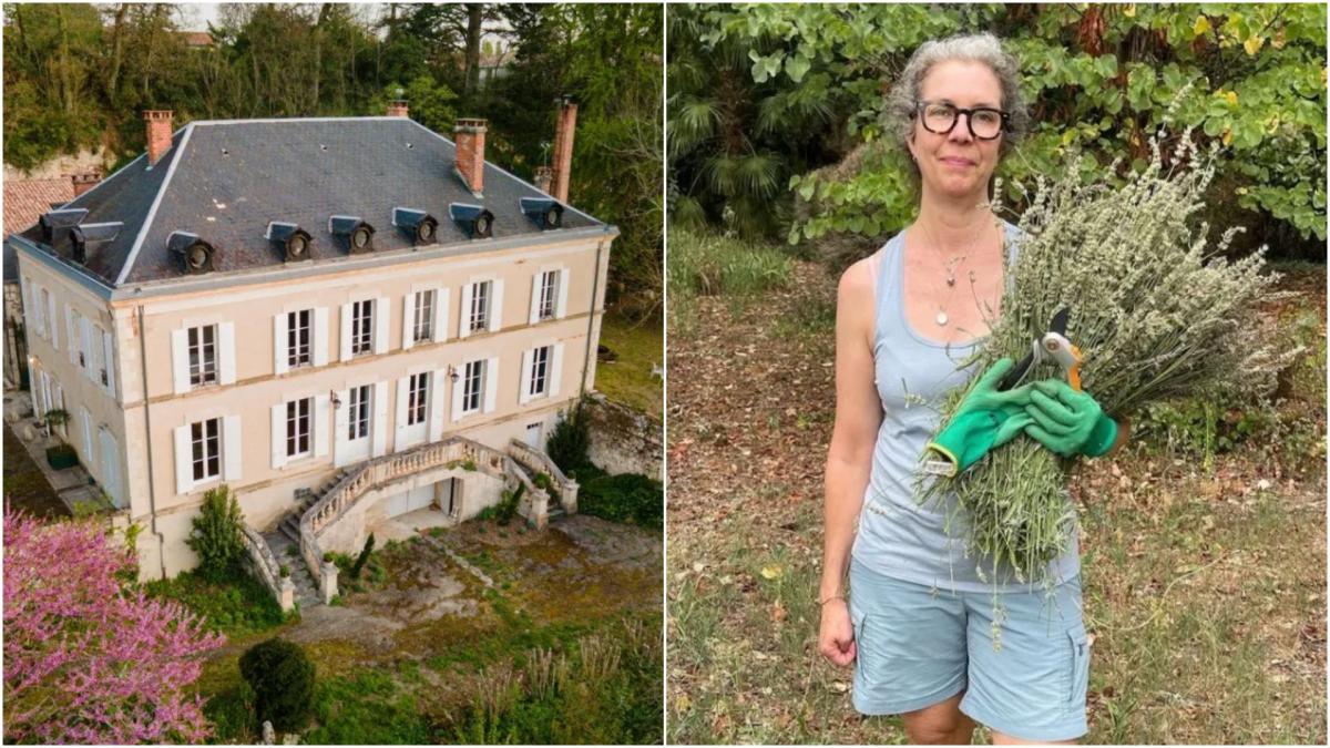 la 56 de ani o femeie a lasat totul in urma si a cumparat un castel in franta l a transformat in casa visurilor si o afacere prospera