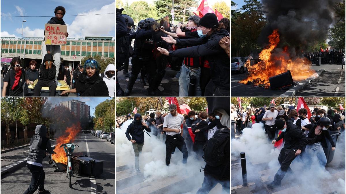 revolutia elevilor din franta s a extins in universitati 2 000 de persoane arestate extrema stanga ar fi in spatele violentelor