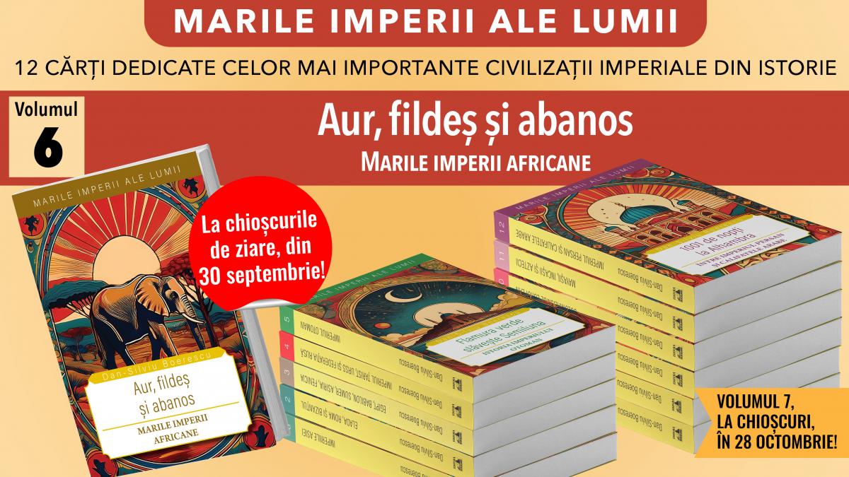 afiș număr nou din colecția de cărți Mările Imperii ale Lumii la chioșcuri octombrie 2026 
