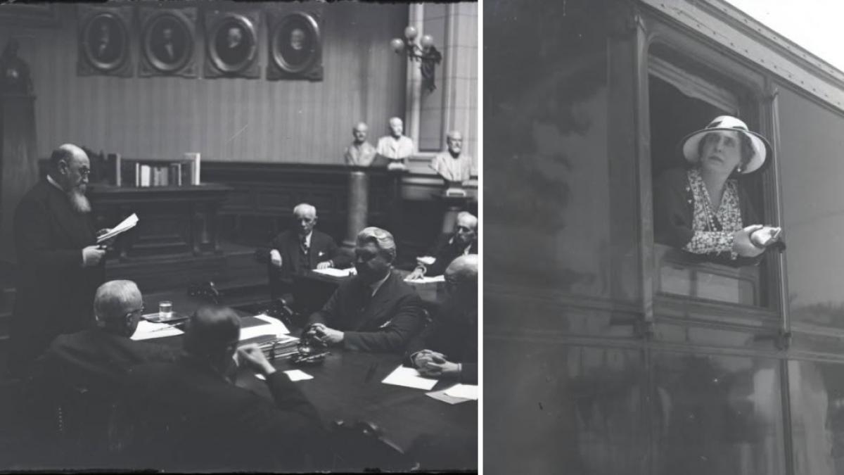 cum arata romania interbelica regina maria si nicolae iorga in imagini rare din proiectul memorii pe sticla