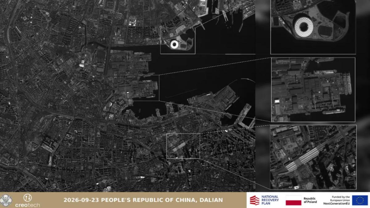 un obiect deosebit de interesant un satelit spion polonez a surprins noua arma pe care china o construieste intr un port