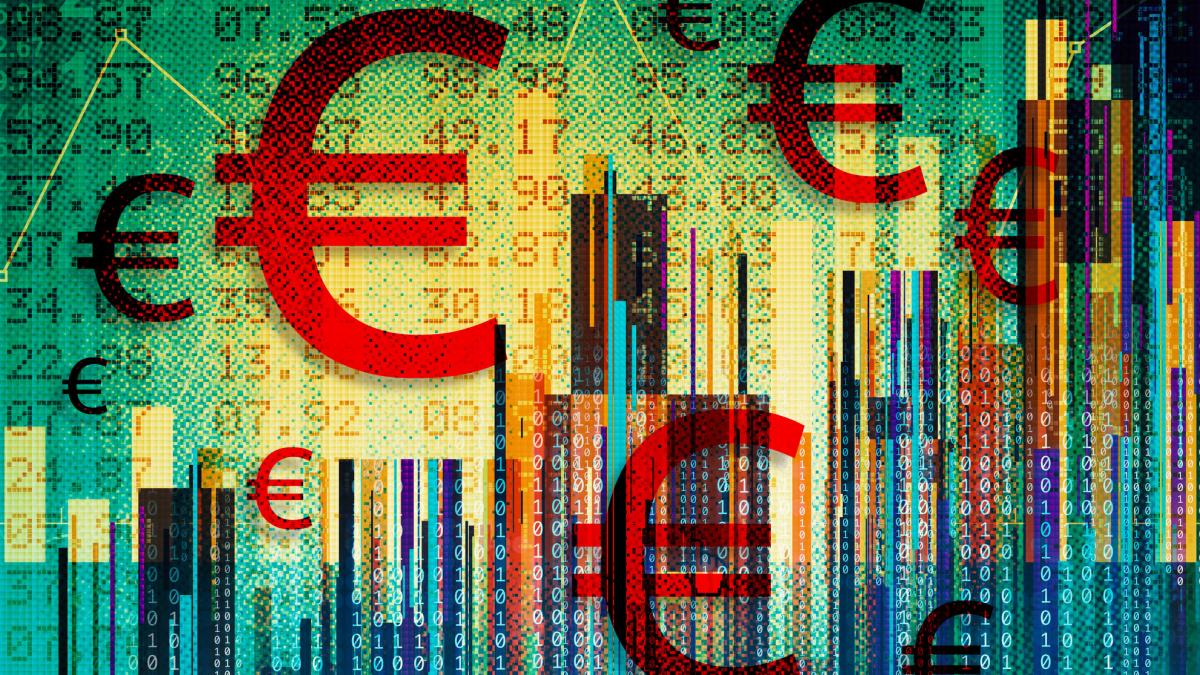 ilustratie euro si cifre