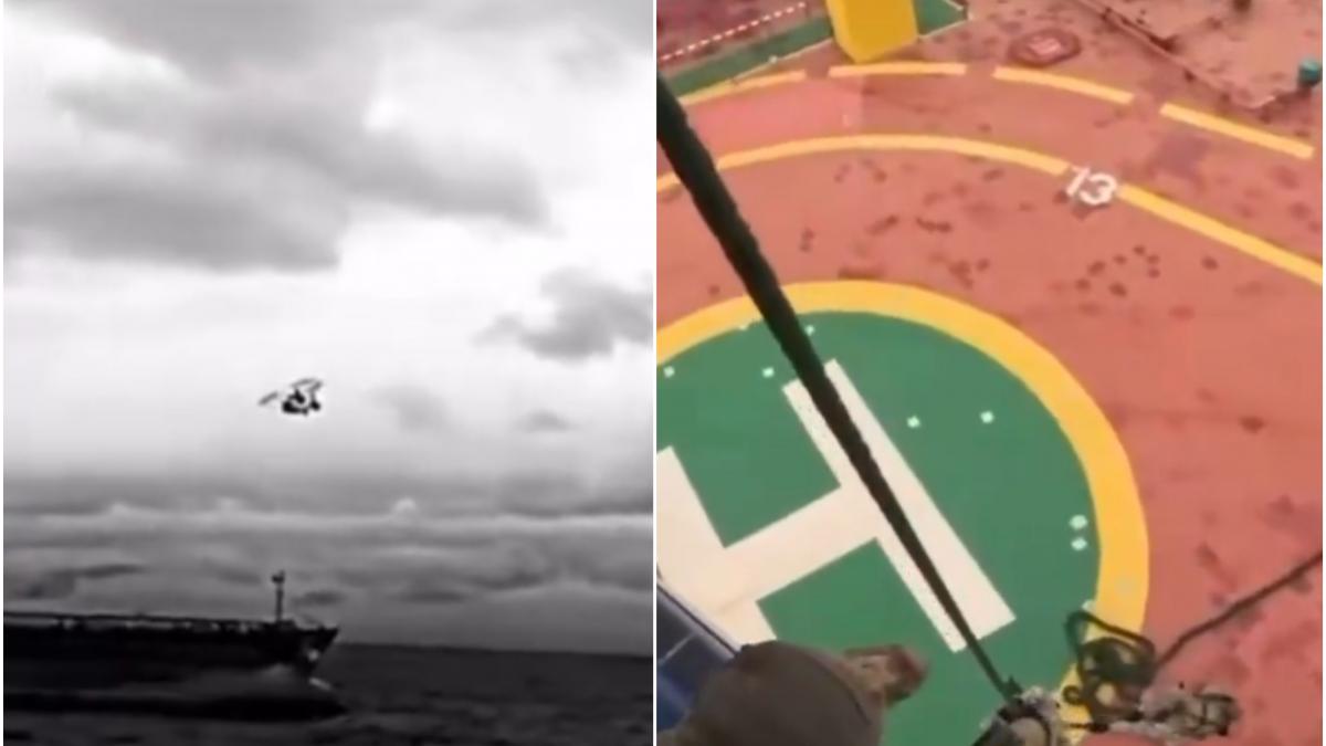 franta a retinut un petrolier din flota fantoma a rusiei emmanuel macron a publicat imagini din timpul operatiunii