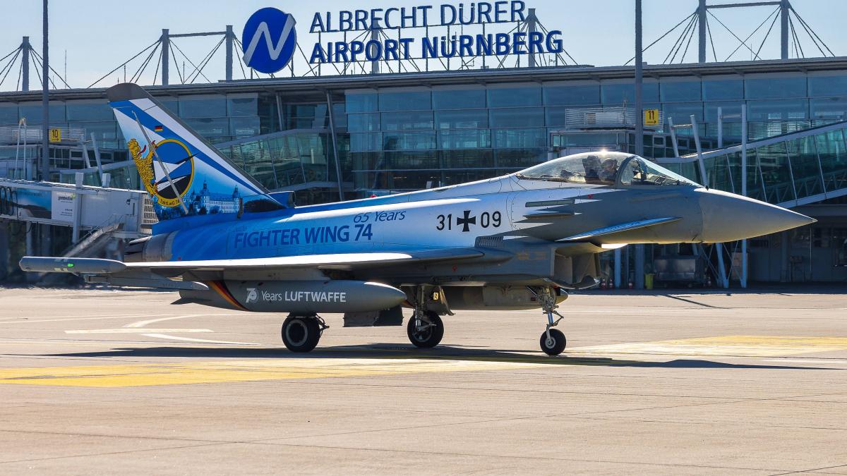 aeroportul din nurnberg inchis temporar in urma unei alerte germania a ridicat avioane eurofighter in aer