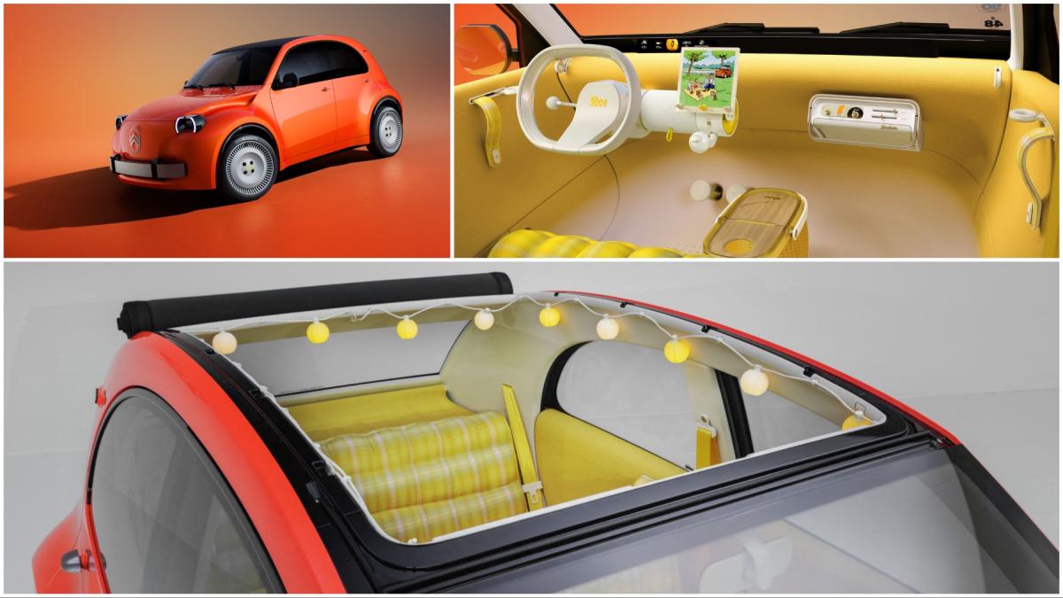 citroen readuce la viata legendarul 2cv cum arata noua masina electrica de oras inspirata de un model care a facut istorie