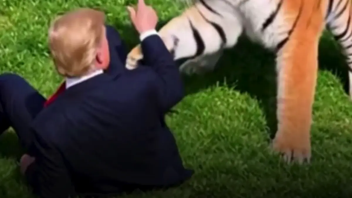 donald trump a provocat inca o controversa dupa ce a postat un video facut cu ai