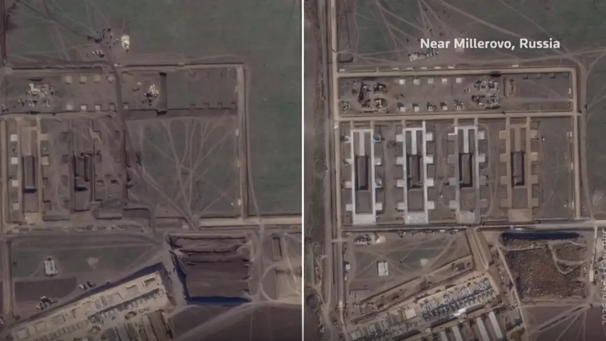 reuters rusia a construit in sase saptamani de la zero o baza pentru atacuri cu drone arata imagini din satelit