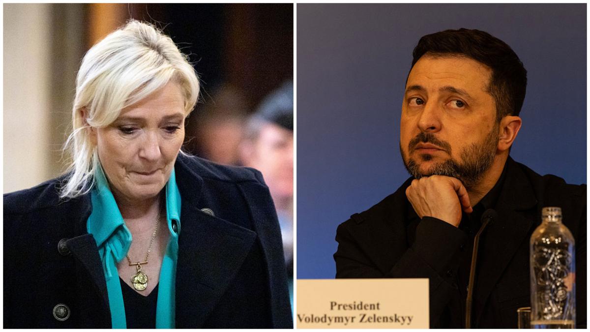 zelenski ii raspunde lui le pen care a spus ca va taia ajutorul pentru ucraina daca ajunge presedinta oferim ceva la schimb