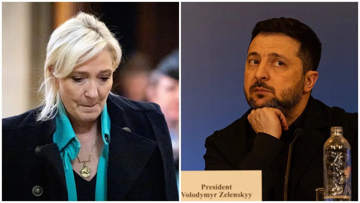 zelenski ii raspunde lui le pen care a spus ca va taia ajutorul pentru ucraina daca ajunge presedinta oferim ceva la schimb