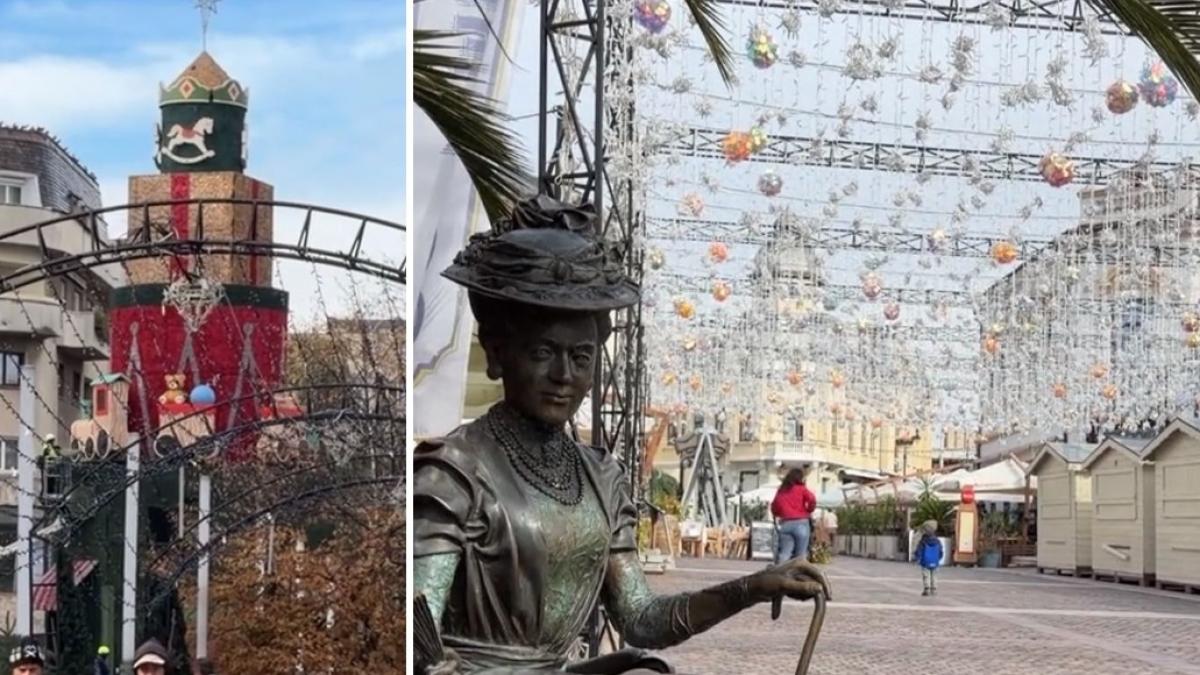 targul de craciun din craiova este aproape gata pentru deschidere primele imagini cu decorurile atipice