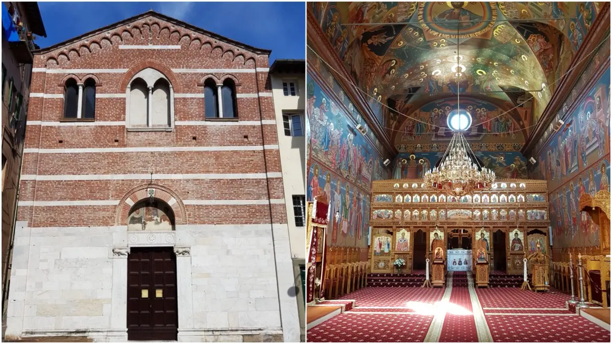 romanii din toscana au cumparat in lucca o biserica veche de cel putin 600 de ani monument istoric protejat in italia