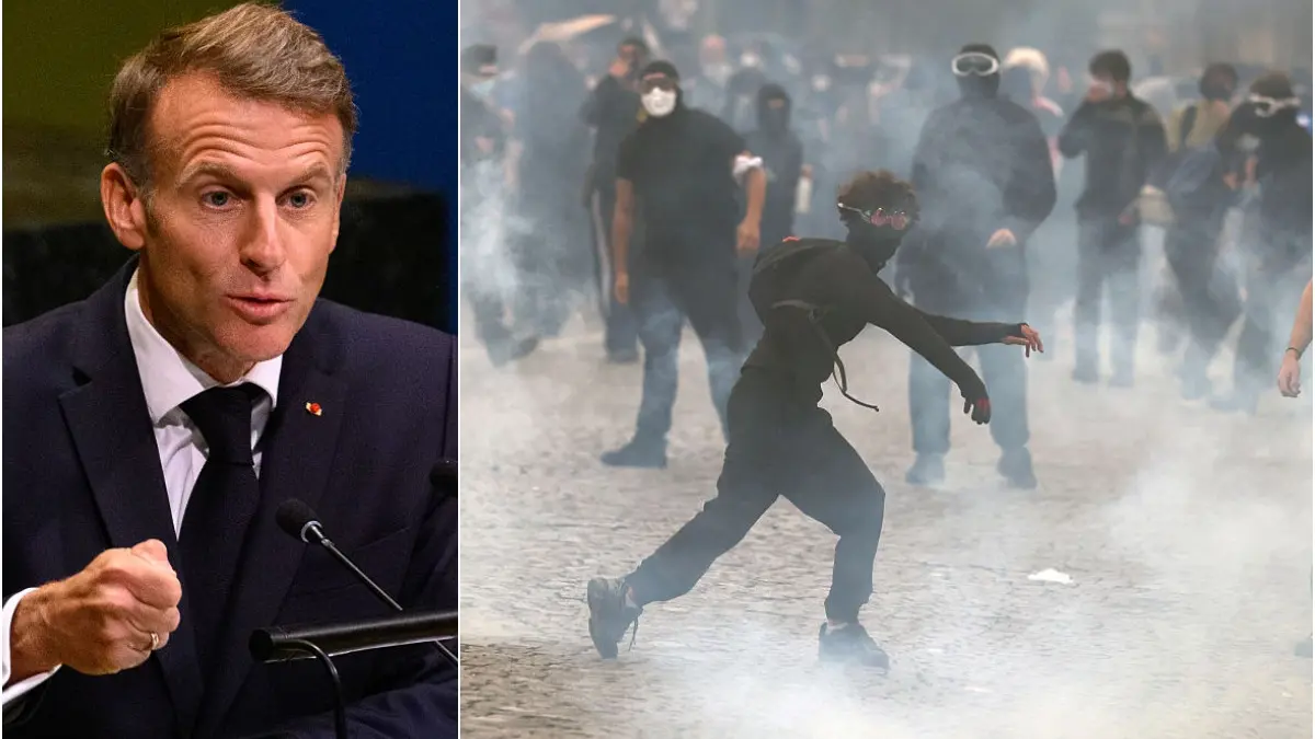 macron cere din qatar pedepsirea protestatarilor violenti mana nu trebuie sa tremure mae emite avertisment de calatorie