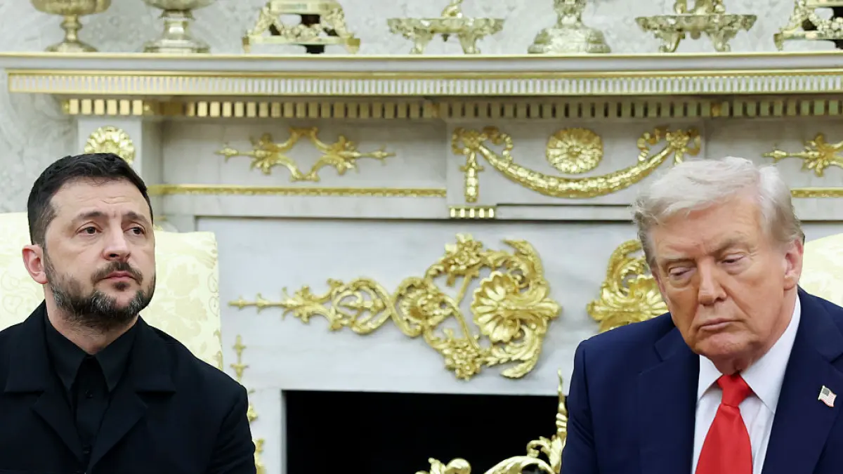 Zelenski și Trump în Biroul Oval