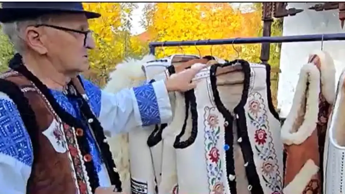 meseria pe cale de disparitie in romania doar doi mesteri mai fac cojoace traditionale de la sasi am invatat sa le impodobim