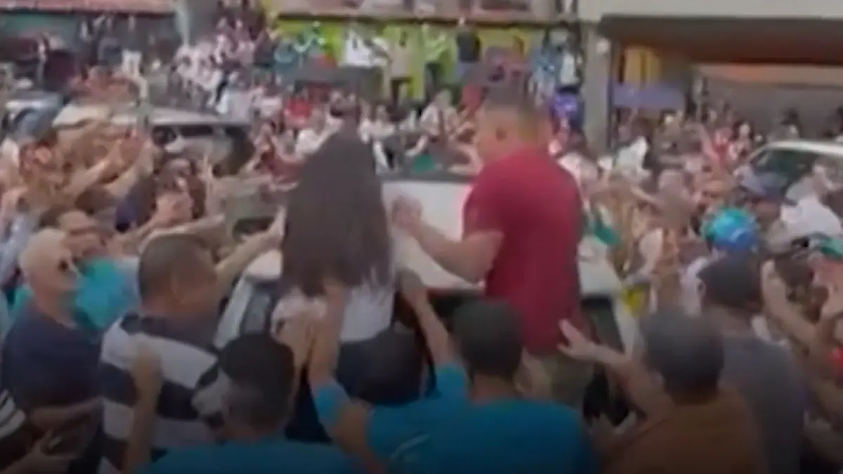 maria corina machado revine in venezuela dupa aproape un an sustinatorii au intampinat o cu scandari pentru libertate
