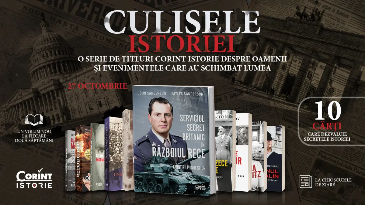 afiș număr nou din colecția Culisele Istoriei la chioșcuri 27 octombrie 