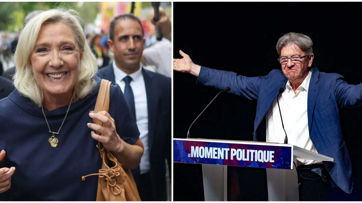 marine le pen si jean luc melenchon tot mai aproape de finala prezidentiala din franta la bord e panica un scenariu de neimaginat