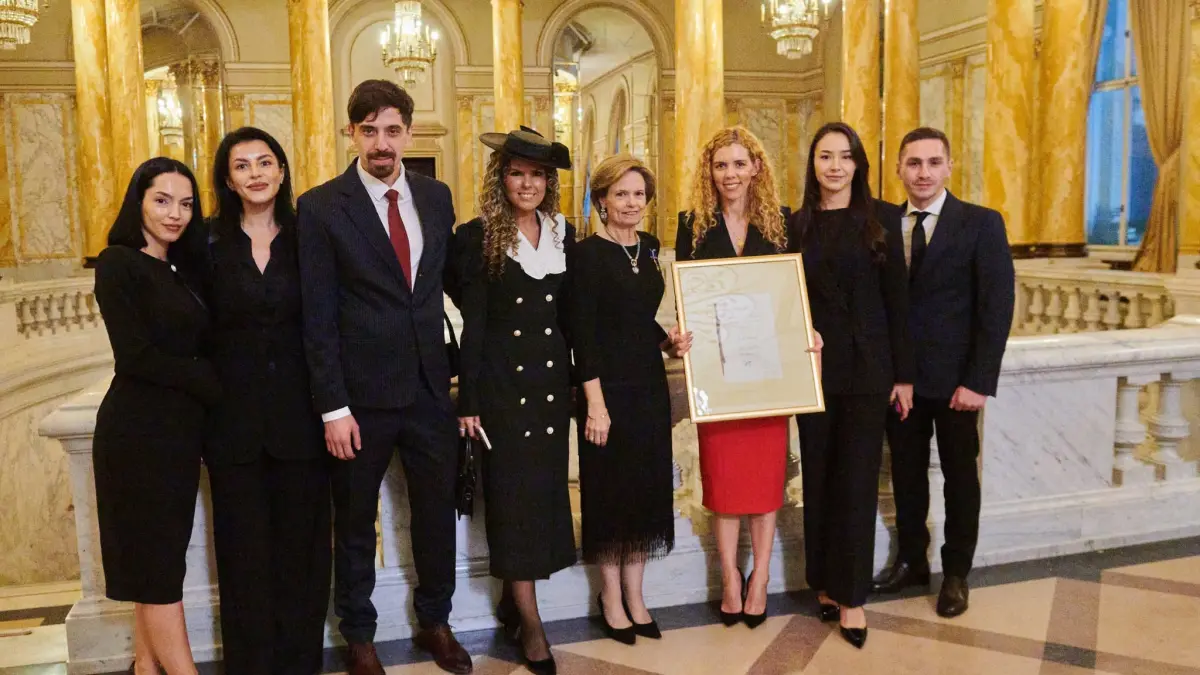 imagine de la ceremonia de acordare a inaltului patronaj directiei protectia animalelor cj ilfov