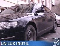 Audi-ul lui Hărdău adună praf în garaj