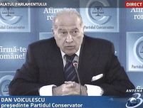 Dan Voiculescu ameninţă cu demisia din Parlament 