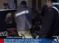 Doi români expulzaţi după ce au atacat carabinierii la Bologna
