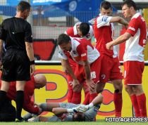 Lobonţ va lipsi 6 luni după accidentarea din meciul cu Gloria Bistriţa (VIDEO)