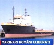 Cei cinci marinari români, luaţi ostateci de piraţii somalezi în golful Aden, au fost eliberaţi