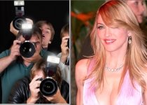 Paparazzii români, cu "tunurile" pe Madonna. Primele fotografii cu regina muzicii pop la Bucureşti