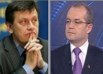 Înţepături în debutul discuţiilor PNL-PDL: Culorile cravatelor lui Boc şi Videanu, sursă de ironii liberale
