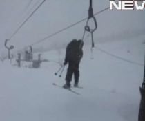 Un schior american, prins în capcană de teleschi (VIDEO)