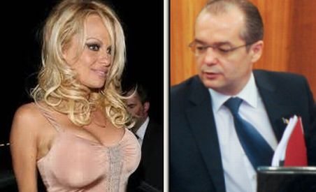Ce i-ar fi putut spune Pamela Anderson lui Emil Boc