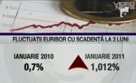 Lovituri pentru românii cu credite în euro: Leul s-a depreciat, iar dobânzile Euribor cresc