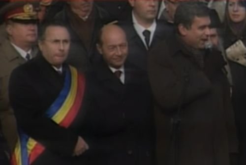 Băsescu, huiduit la manifestările din Iaşi prilejuite de Ziua Unirii Principatelor