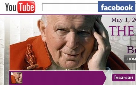 Ceremonia de beatificare a Papei Ioan Paul al II-lea, transmisă pe YouTube şi Facebook